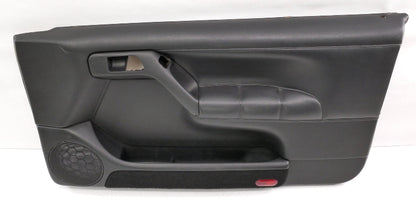 RH Front Interior Door Panel 95-99 VW Cabrio MK3 Black Leather - Genuine