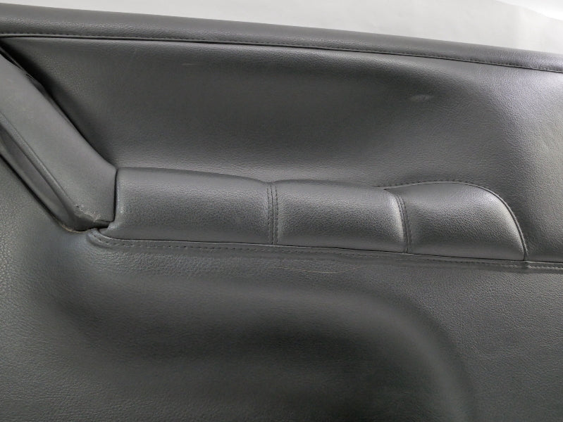 RH Front Interior Door Panel 95-99 VW Cabrio MK3 Black Leather - Genuine