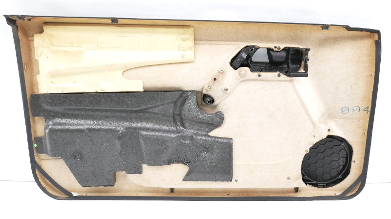 RH Front Interior Door Panel 95-99 VW Cabrio MK3 Black Leather - Genuine