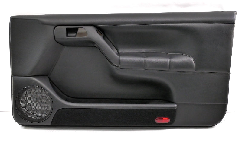 RH Front Interior Door Panel 95-99 VW Cabrio MK3 Black Leather - Genuine
