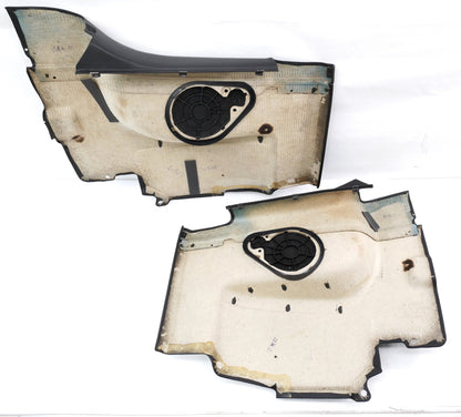 Rear Interior Door Side Panels 95-99 VW Cabrio MK3 Black Leather - Genuine