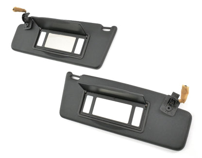 Black Sunvisors Sun Visors Set 95-02 VW Cabrio MK3 Mk3.5 Jetta Golf GTI Genuine