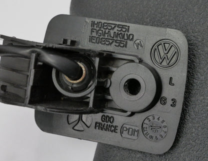 Black Sunvisors Sun Visors Set 95-02 VW Cabrio MK3 Mk3.5 Jetta Golf GTI Genuine