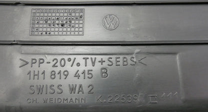 Rain Tray Cowl 93-99 VW Jetta Golf GTI Cabrio Mk3 - OEM - 1H1 819 415 B & 416 B