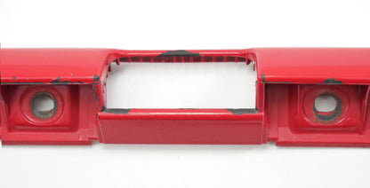 Trunk Handle License Plate Trim Panel 95-99 VW Cabrio MK3 Red - Genuine - 1E0 827 577