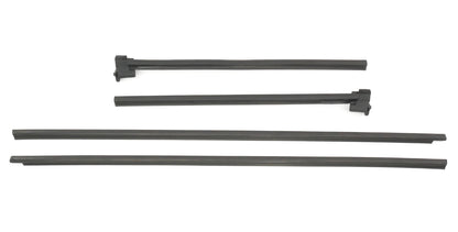 Exterior Window Door Panel Scraper Trim Molding Set 95-02 VW Cabrio Mk3 Mk3.5