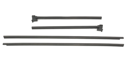 Exterior Window Door Panel Scraper Trim Molding Set 95-02 VW Cabrio Mk3 Mk3.5