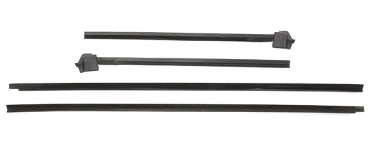 Exterior Window Door Panel Scraper Trim Molding Set 95-02 VW Cabrio Mk3 Mk3.5