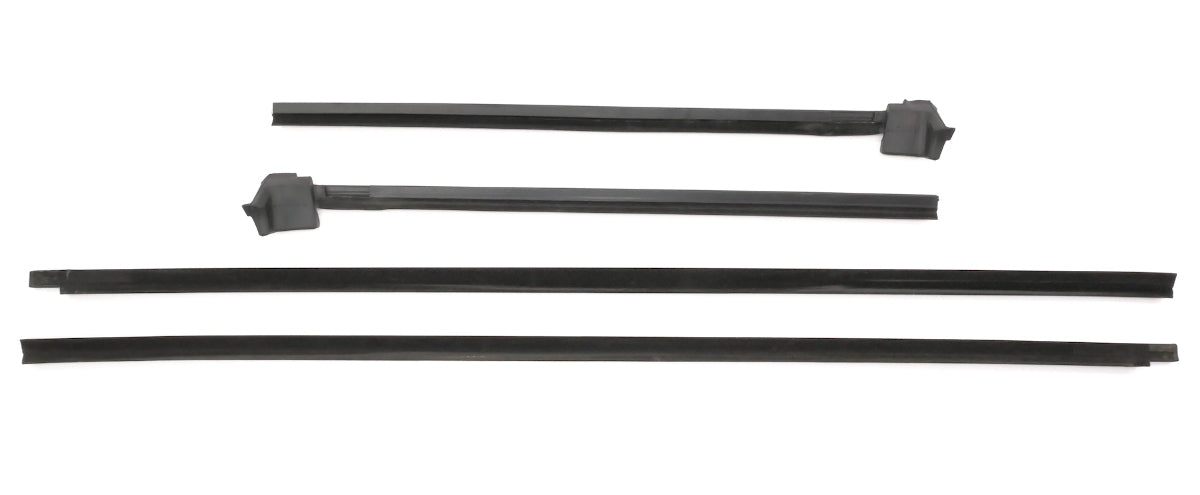 Exterior Window Door Panel Scraper Trim Molding Set 95-02 VW Cabrio Mk3 Mk3.5