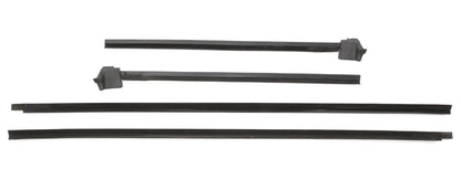 Exterior Window Door Panel Scraper Trim Molding Set 95-02 VW Cabrio Mk3 Mk3.5