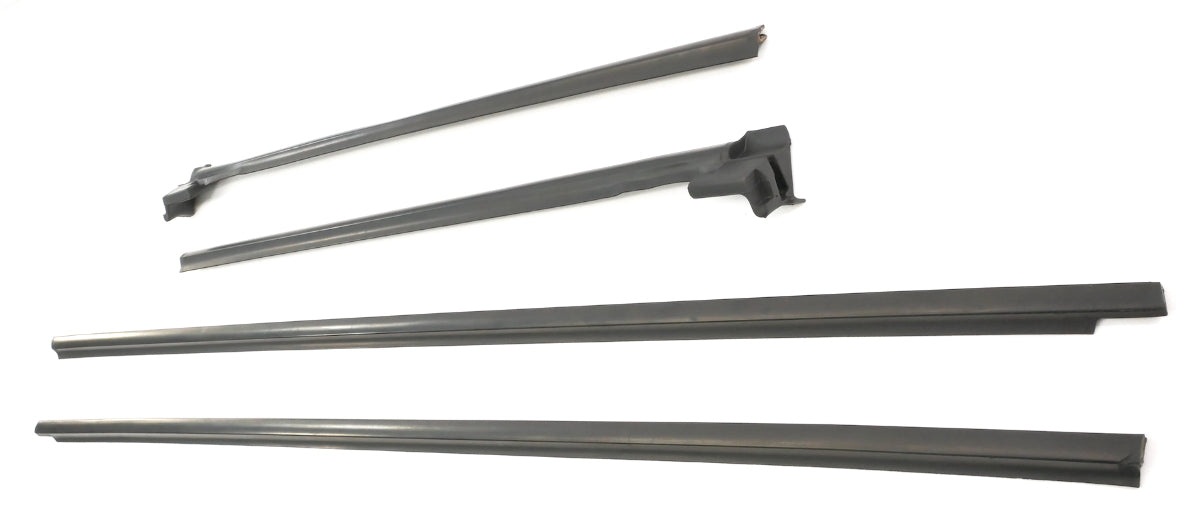 Exterior Window Door Panel Scraper Trim Molding Set 95-02 VW Cabrio Mk3 Mk3.5