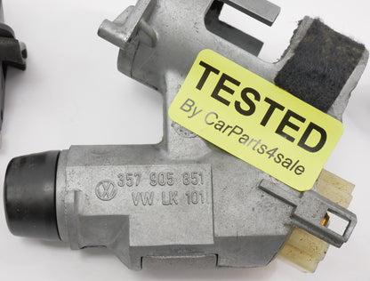 Lock Set Ignition Door Handle Trunk Key 95-99 VW Golf Cabrio MK3 - 357 905 851