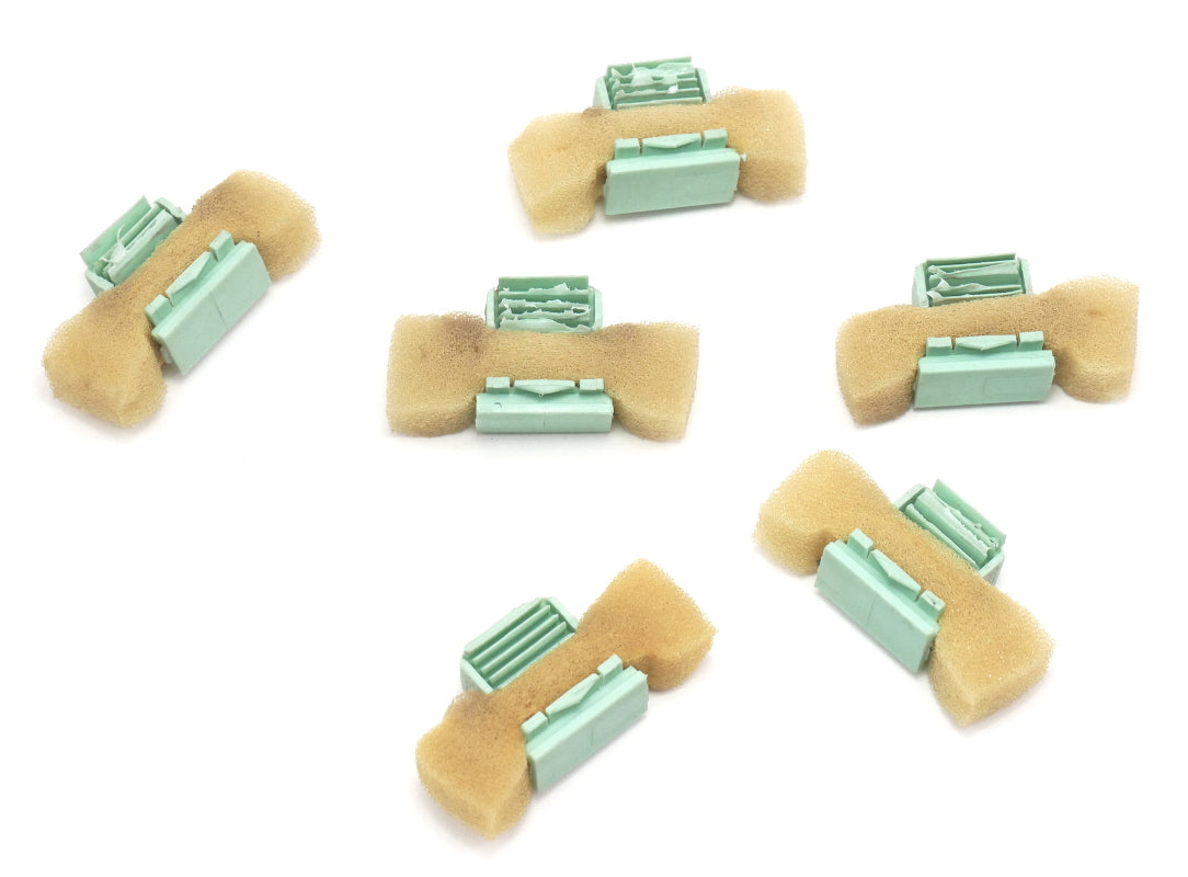 6x Pillar Trim Interior Mount Clips 93-99 VW Jetta Golf GTI Cabrio MK3 - Genuine