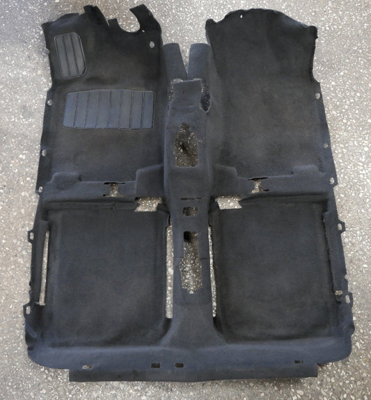 Interior Black Floor Carpet 93-99 VW Jetta Golf Cabrio Mk3 - Genuine OEM