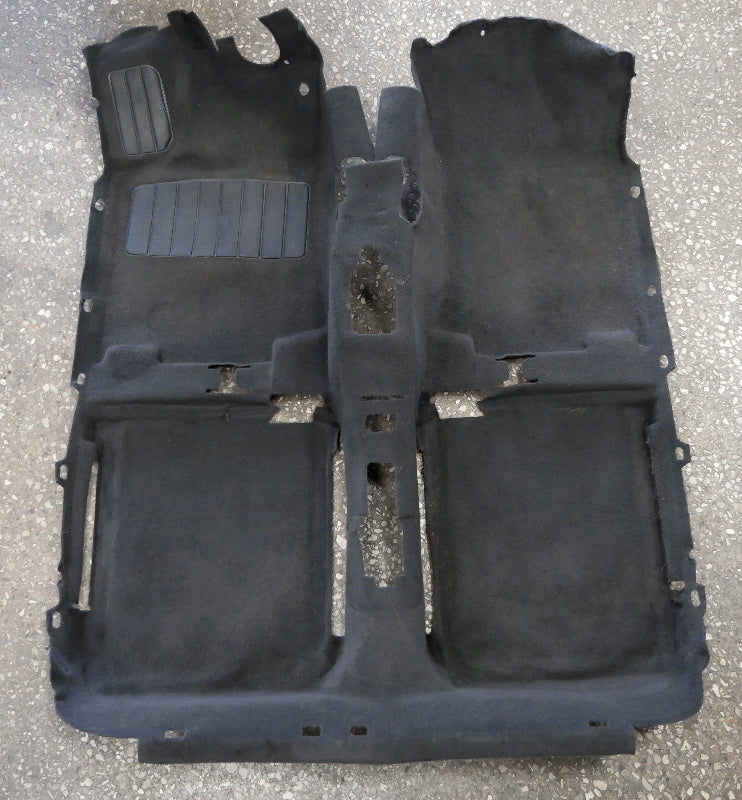 Interior Black Floor Carpet 93-99 VW Jetta Golf Cabrio Mk3 - Genuine OEM