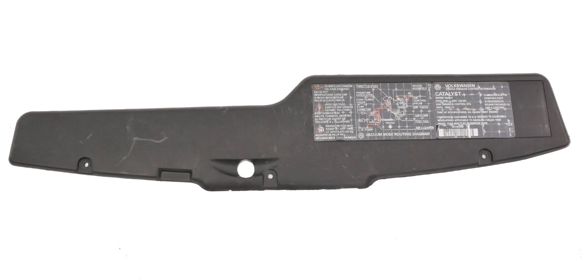 Radiator Cover Tool Tray Trim VW Jetta Golf GTI Cabrio MK3 2.0 ABA 1HM 121 343