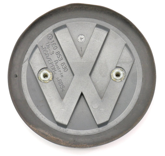 Rear Trunk Badge Emblem Logo 99.5-02 VW Cabrio MK3.5 - Genuine - 1E0 853 630