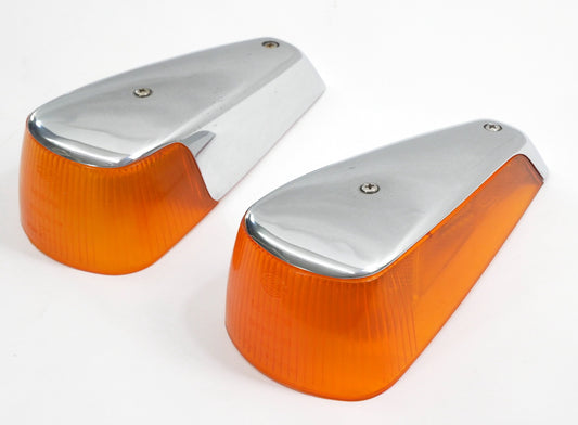 Fender Signal Light Lens Set 70-79 VW Super & Beetle Bug Aircooled Genuine Hella