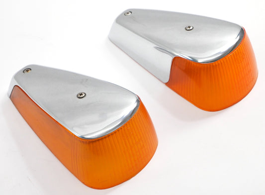 Fender Signal Light Lens Set 70-79 VW Super & Beetle Bug Aircooled Genuine Hella
