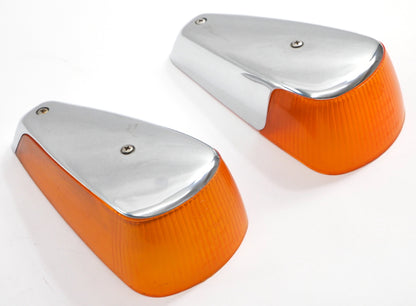 Hassia Fender Signal Light Lens Set 70-79 VW Super & Beetle Bug Aircooled OEM