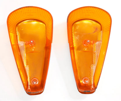 Hassia Fender Signal Light Lens Set 70-79 VW Super & Beetle Bug Aircooled OEM