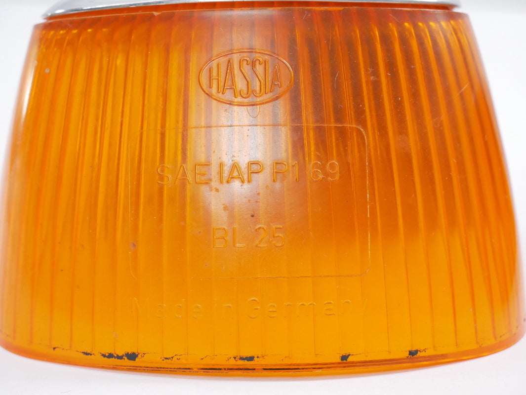 Hassia Fender Signal Light Lens Set 70-79 VW Super & Beetle Bug Aircooled OEM