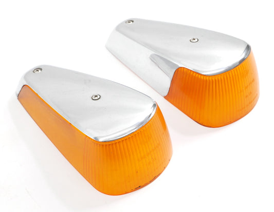 Hassia Fender Signal Light Lens Set 70-79 VW Super & Beetle Bug Aircooled OEM