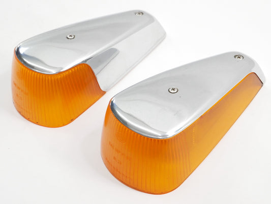 Hassia Fender Signal Light Lens Set 70-79 VW Super & Beetle Bug Aircooled OEM