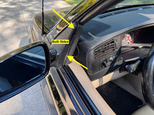Front Window Track Seal Moulding Set 95-02 VW Cabrio MK3 MK3.5 1E0 845 261 / 262