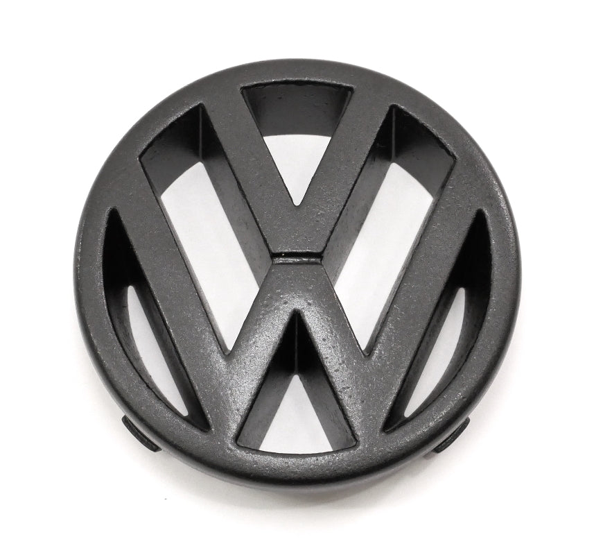 Black VW Grill Grille Emblem Badge 88-99 Jetta Golf MK2 MK3 - OE - 191 853 601 H