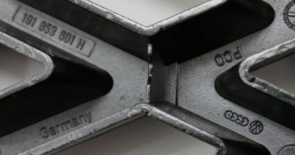 Black VW Grill Grille Emblem Badge 88-99 Jetta Golf MK2 MK3 - OE - 191 853 601 H