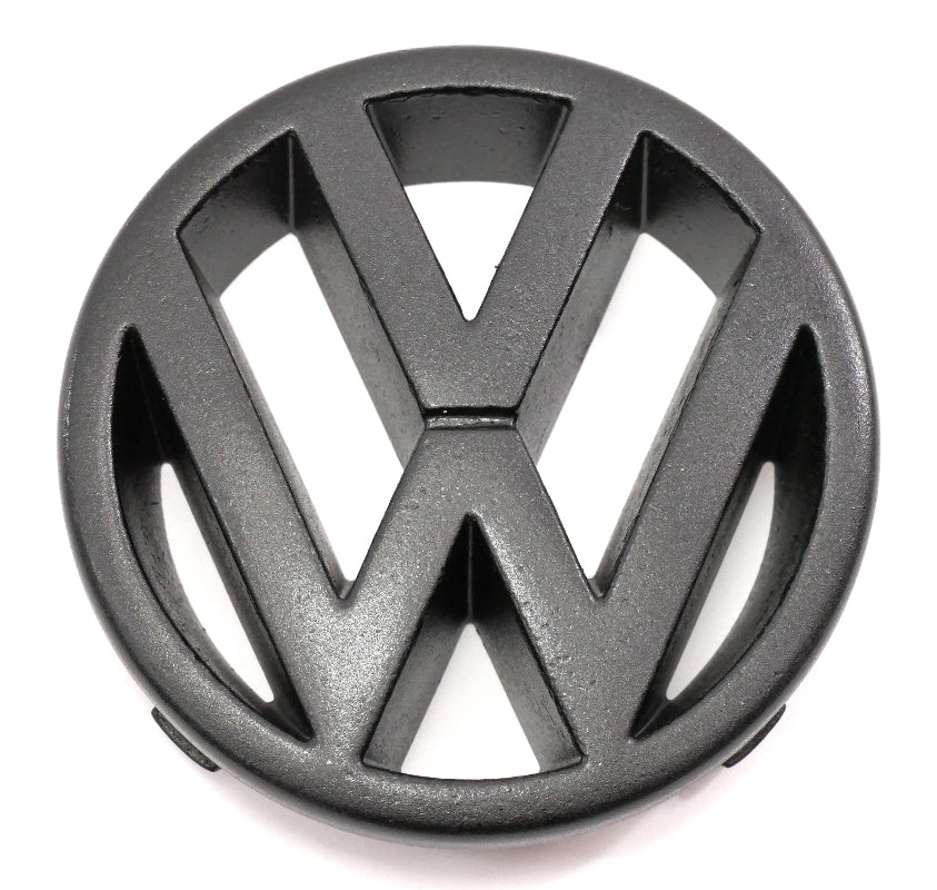 Black VW Grill Grille Emblem Badge 88-99 Jetta Golf MK2 MK3 - OE - 191 853 601 H