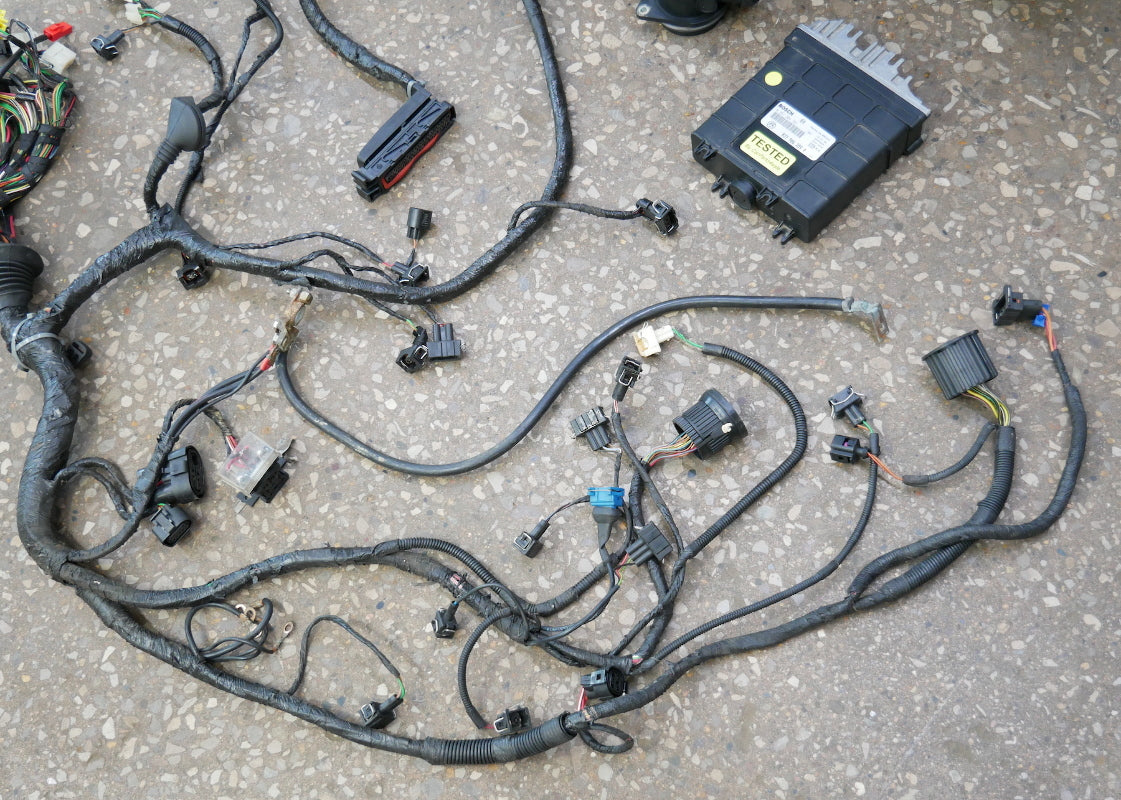 2.0 ABA Engine Motor Swap VW Jetta Golf GTI Cabrio MK1 MK2 MK3 ECU Wiring OBD2