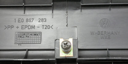 Roll Bar Cover Trim w/ Foam 95-02 VW Cabrio MK3 MK3.5 - Genuine - 1E0 867 283