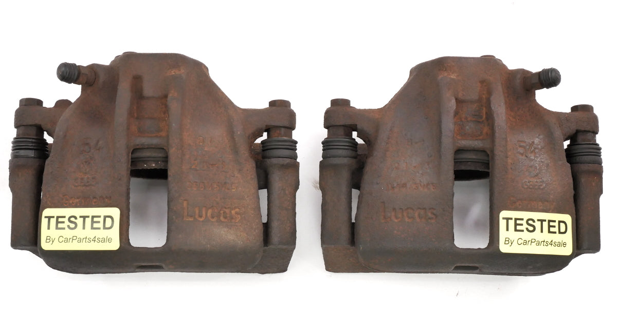 Front Brake Calipers Set 93-99 VW Jetta Golf GTI Cabrio MK3 ~ Upgrade For MK2 ~