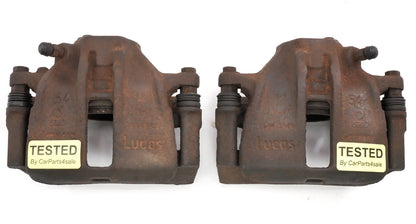 Front Brake Calipers Set 93-99 VW Jetta Golf GTI Cabrio MK3 ~ Upgrade For MK2 ~