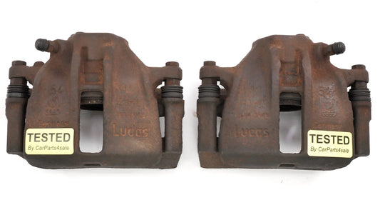 Front Brake Calipers Set 93-99 VW Jetta Golf GTI Cabrio MK3 ~ Upgrade For MK2 ~