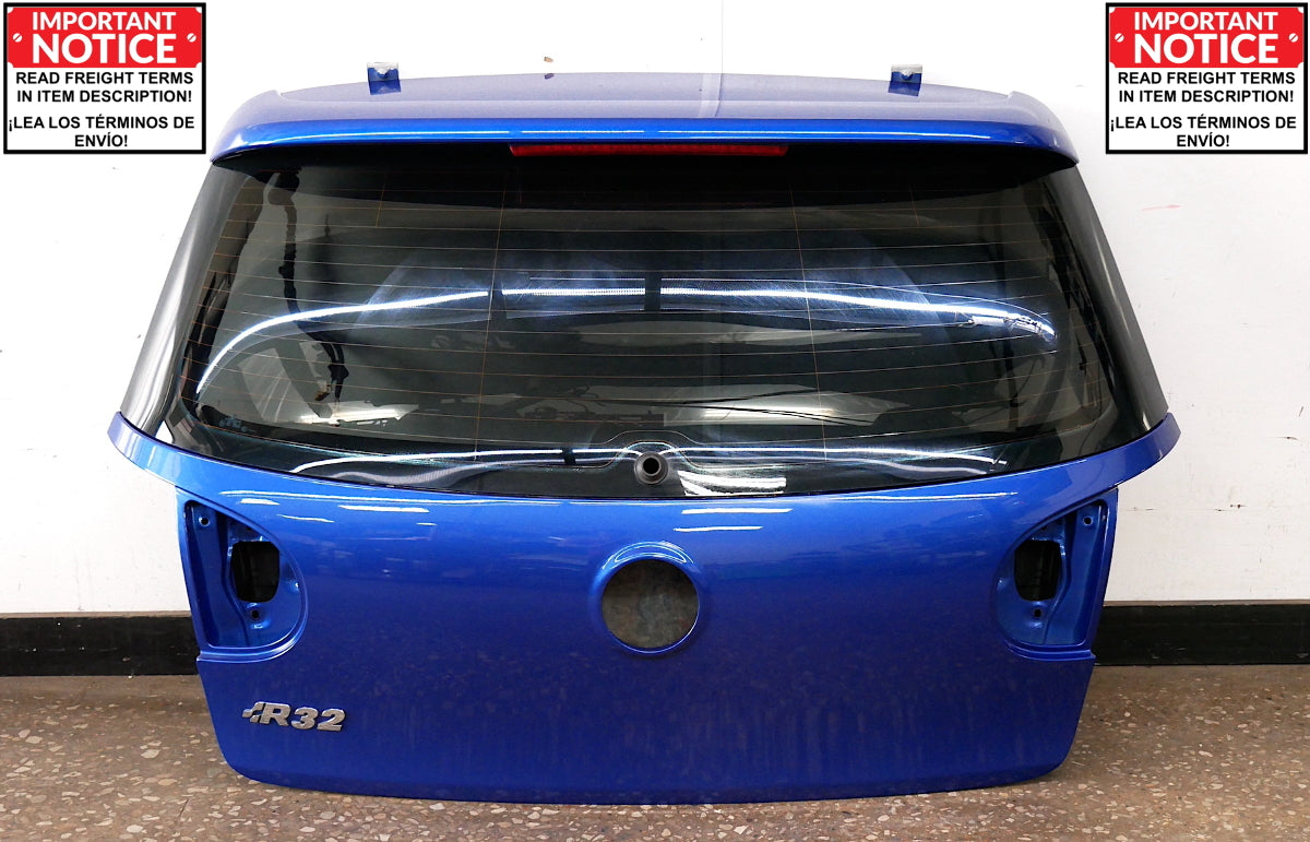 Back Hatch Door Liftgate 06-09 VW Rabbit Golf GTI R32 Mk5 - LB5R Deep Blue Pearl