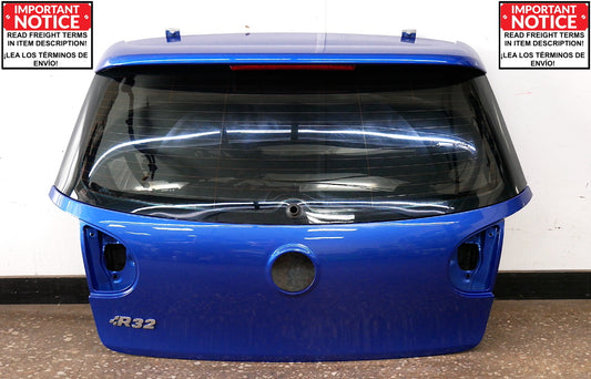 Back Hatch Door Liftgate 06-09 VW Rabbit Golf GTI R32 Mk5 - LB5R Deep Blue Pearl
