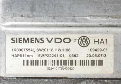 Rear Differential AWD Haldex 2008 VW Golf R32 MK5 VR6 - Genuine - 1K0 907 554 L