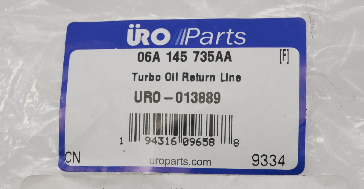 NOS Turbo Oil Return Line 99-05 VW Jetta Golf GTI MK4 Beetle 1.8T 06A 145 735 AA