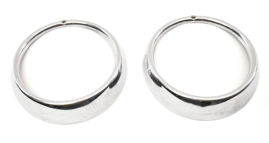 Hella Headlight Trim Ring Set 67-79 VW Beetle Bug Bus Type3 Thing ~ Aircooled ~