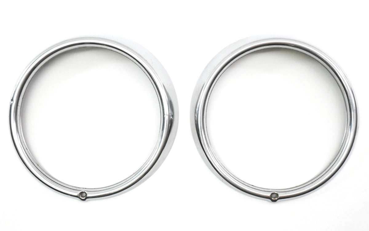 Hella Headlight Trim Ring Set 67-79 VW Beetle Bug Bus Type3 Thing ~ Aircooled ~