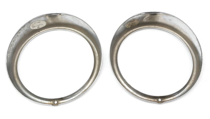 Hella Headlight Trim Ring Set 67-79 VW Beetle Bug Bus Type3 Thing ~ Aircooled ~