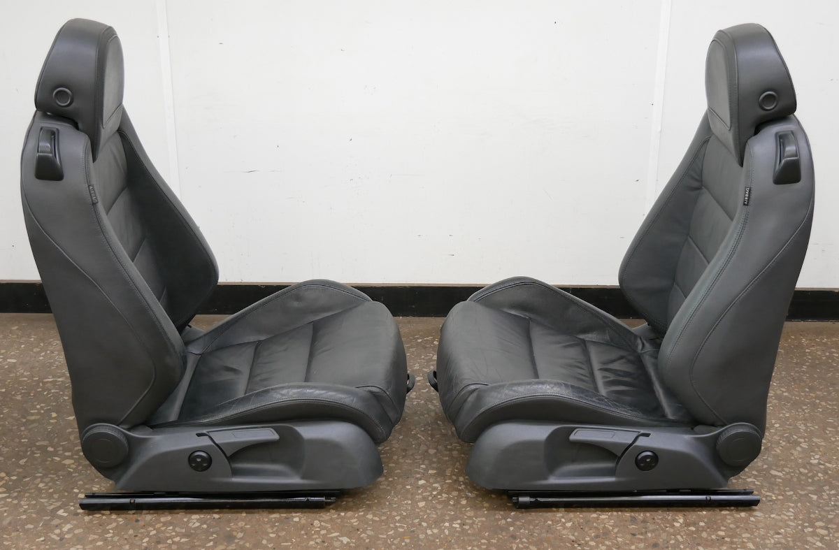 R32 Leather Sport Bucket Seat Set 06-10 VW Jetta GTI MK5 Front & Rear - Genuine
