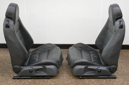 R32 Leather Sport Bucket Seat Set 06-10 VW Jetta GTI MK5 Front & Rear - Genuine
