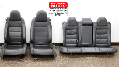 R32 Leather Sport Bucket Seat Set 06-10 VW Jetta GTI MK5 Front & Rear - Genuine