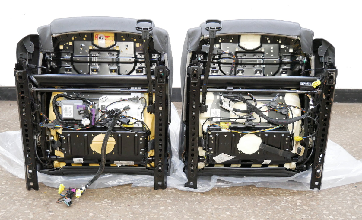 R32 Leather Sport Bucket Seat Set 06-10 VW Jetta GTI MK5 Front & Rear - Genuine