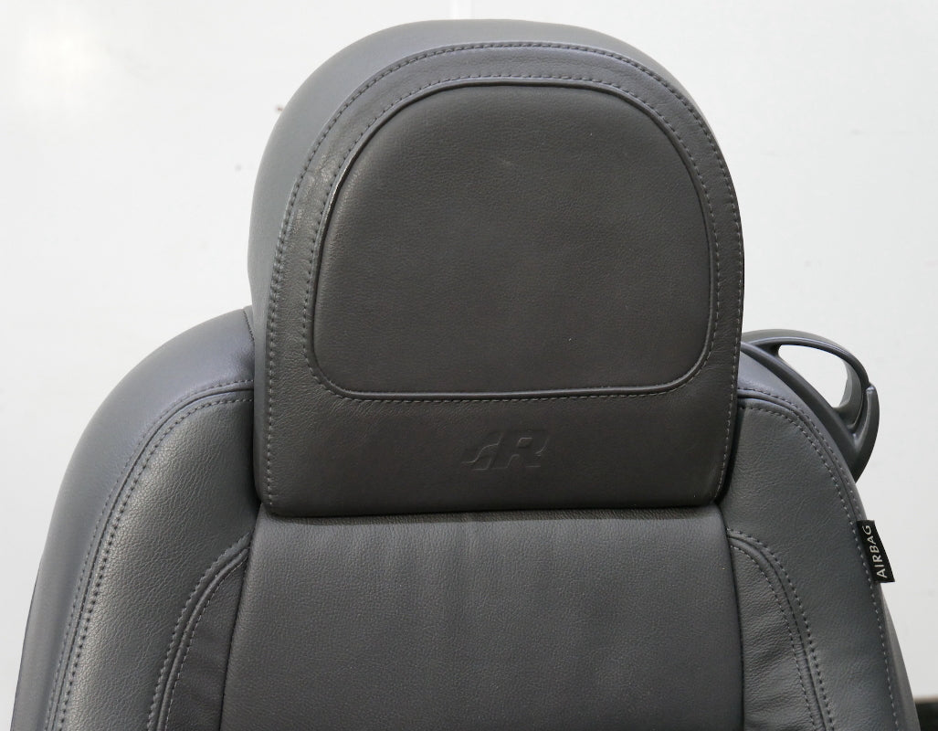 R32 Leather Sport Bucket Seat Set 06-10 VW Jetta GTI MK5 Front & Rear - Genuine