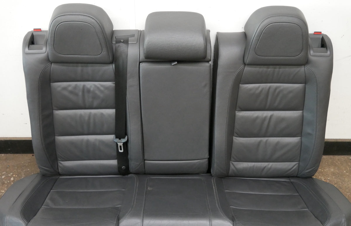 R32 Leather Sport Bucket Seat Set 06-10 VW Jetta GTI MK5 Front & Rear - Genuine